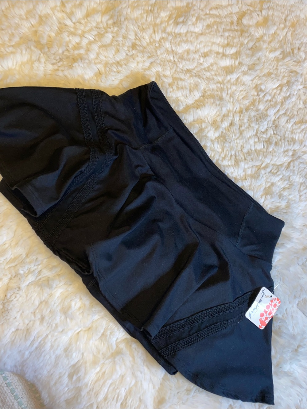 Free People Black Athletic Skort with Built-In Shorts - Picture 9 of 9